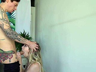 Blonde babe Lily Larimar shows off her pussy licking skills in POV