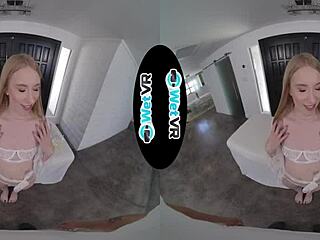 Kallie Taylor's HD blowjob in VR porn with a creampie finish