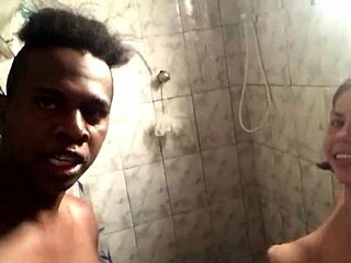 Interracial Threesome: Monster Cock POV