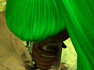 Fern Skyrim's slut gets creampied and squirts in a threesome