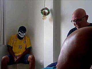 Blonde Indian gets fucked hard by Kellenzinha and Felipe