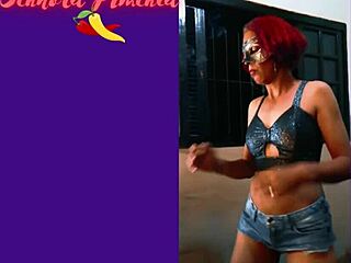 Amateur MILF enjoys a cigar and smoking fetish