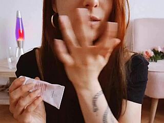 Get aroused by your girlfriend's Asmr countdown in this amateur video
