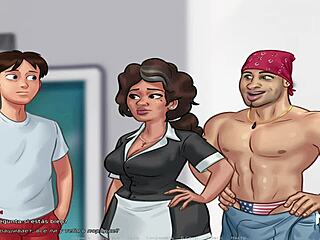 Let's play with a horny teen cartoon in Uncensored Visual Novel