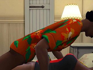 Old and young couple engages in taboo family sex in front of tv