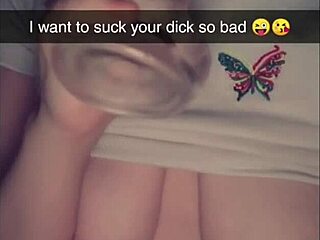 German teenage girl gets dirty in Snapchat messages