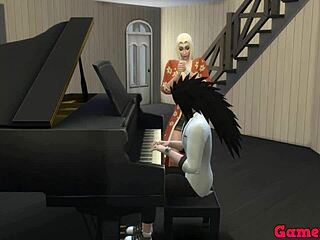 Madara, a married Japanese boss, frequently engages in anal sex with her employees, often resulting in internal penetration.