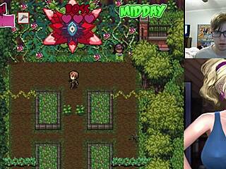 Animated zombies feast on Professor Cherry's alluring physique in uncensored Hentai game