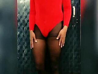 Soloboy indulges in crossdressing and masturbation