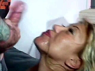 Ava's oral skills lead to a cumshot and throat penetration
