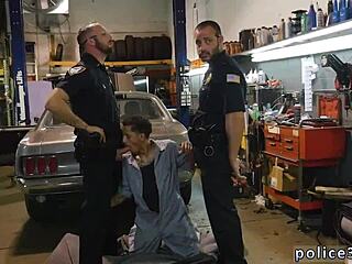 Interracial gay threesome with young men in tight underwear