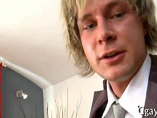 Gay porn video featuring raw sex