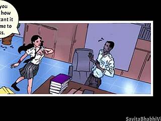 Erotic Hindi comic: Savita Bhabhi's seductive adventures