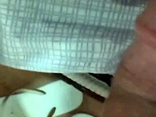 Blonde pornstar gives a sloppy blowjob on a hard cock