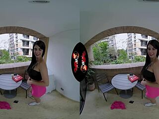 Experience VR sex with a Latina babe and her big natural breasts