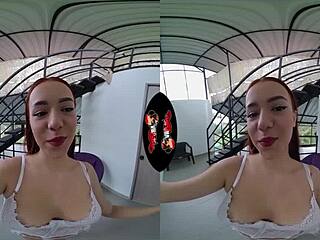VR video of a lovely Latina getting intensely pleasured