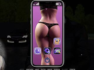 Cartoon cosplay girl's erotic adventures in a porn game