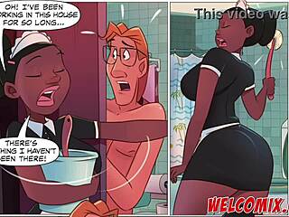 Animation porn video featuring a steamy encounter with a sultry maid