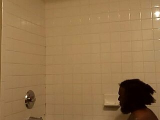 Crip records a shower scene with clothes being ripped off