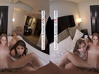 Ashley, Lane, Gracie, and Stephanie engage in a steamy encounter following a holiday gathering