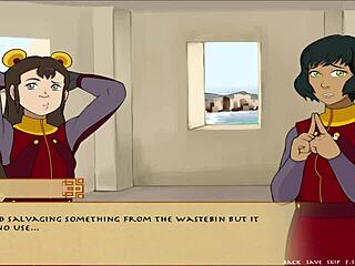 Sloppy Korra's erotic adventure in Four Elements trainer Book 4