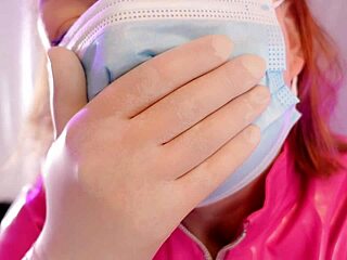 Arya Grander's surgical gloves make for an intense ASMR experience