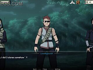 Naruto's trainer Dinaki teaches anal techniques in visual novel