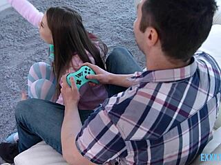 Amateur teen Jessica Roseae takes on Brad Sterling's massive cock in hardcore session