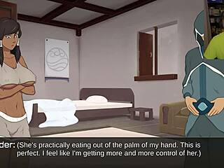 Korra's sexual encounters becoming more unsatisfactory and culminating in excessive semen