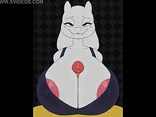 Toril's enhanced bosom in action - a wild beating and cumming session