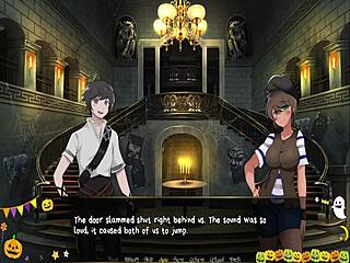 Succubus seduction in animated Horror Mansion game series