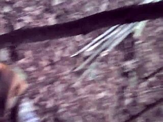 Phatcat and his girlfriend get intimate in the woods