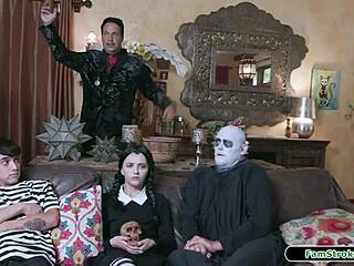 The Addams Family engages in a wild orgy