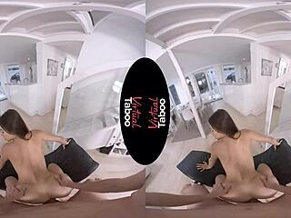 No other man compares to his well-endowed partner in virtual taboo encounter