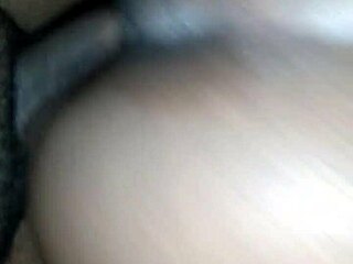 Cousin threesome with anal and big cock in car