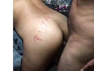 Steamy encounter with a cheating Latina housewife and her lover