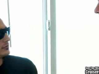 Amateur gay couple's hardcore anal sex with rimming