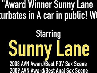 Sunny Lane's solo pleasure in public car park