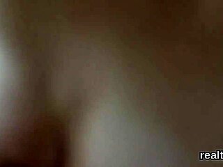 A captivating Czech beauty gets seduced in a shopping mall and passionately kissed in a point-of-view perspective