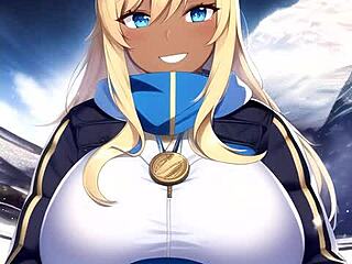 Asian beauties in winter wonderland: A compilation of busty skiers