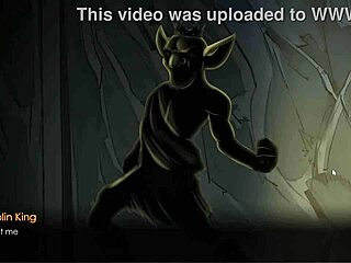 Goblin King's sensual massage leads to intense pussyfucking in Escape Dungeon