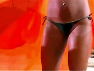 Stunning brunette prepares intimate setting for intense anal encounter on the coast