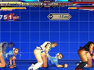 Mugen's wild sexcapade with Chun-li and other anime babes
