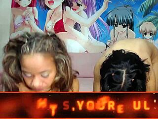Two adventurous women trade their partners for an intense deep throat challenge