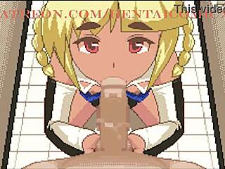 The sexy Ichigo-chan from Fuugetsuin gets wild in the game center