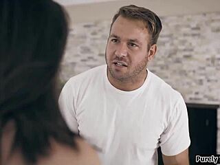 Freshly released stepbro forces himself on stepsis in intense encounter