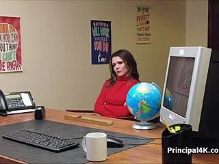 Office spy cam captures amateur milf in hardcore action