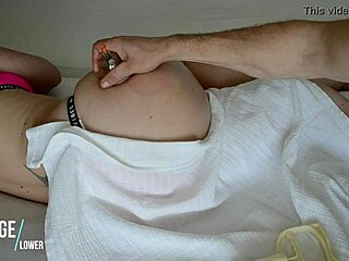 European amateur beauty receives a sensual vacuum massage on her voluptuous buttocks