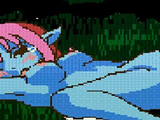 Finger play and oral sex with a fairy theme