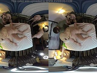 Big ass VR cowgirl gangbang with hardcore banging and blowjobs